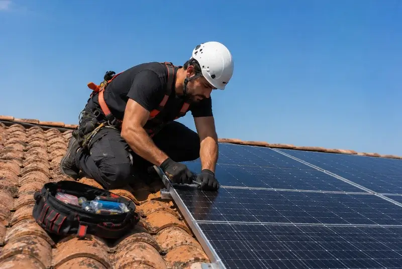 Maintenance et monitoring de panneaux solaires à Mourenx